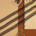 Crystal Stone In Shuttle Net Lace