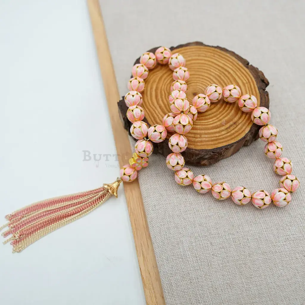 Enamel Spacer Beads Tasbih For Muslim Prayer