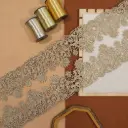 Metallic Yarn Zari Lace