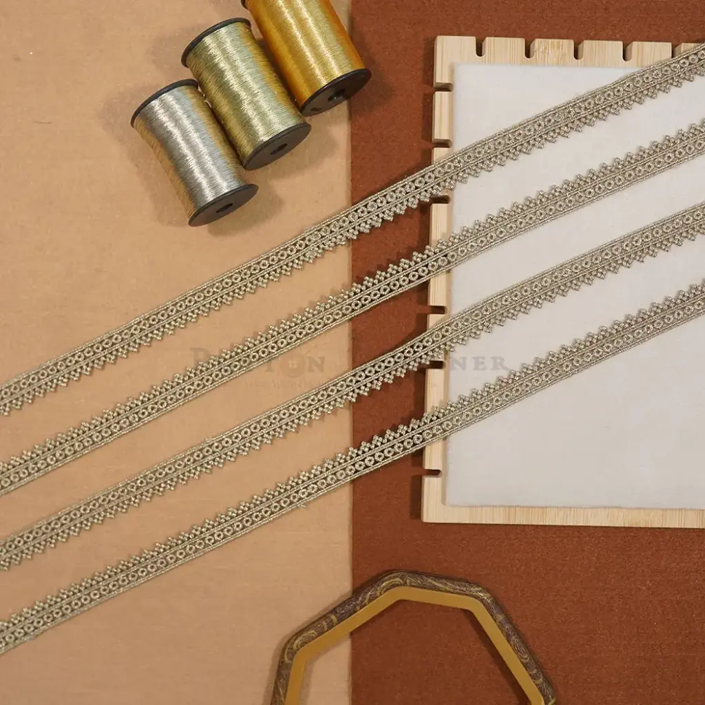 Metallic Yarn Zari Lace