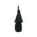 Dolki Shape Embroidery Thread, Glass Beads Tassel