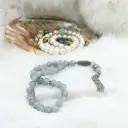 8mm Grey Stone Cute Mini Prayer Tasbih