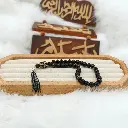 8mm Black Stone Elegant Tasbih For Muslim Prayer