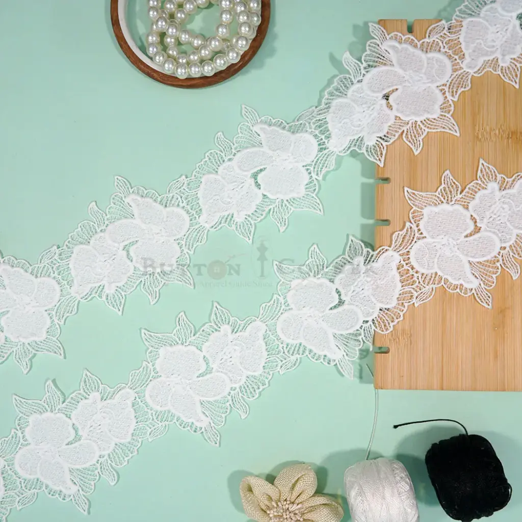 Flower Design Shuttle Lace