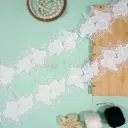 Flower Design Shuttle Lace