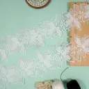 Flower Design Shuttle Lace