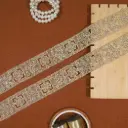 Fancy Metallic Yarn, Crystals Lace