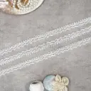 Zigzag Design Shuttle Sequence Lace