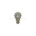 Gold Base Fancy Kundan Button