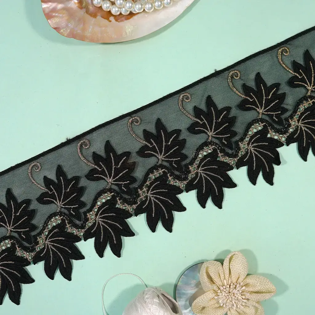 Shuttle Zari Net Lace