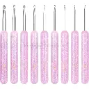 Crochet Hook Set In Resin Handle