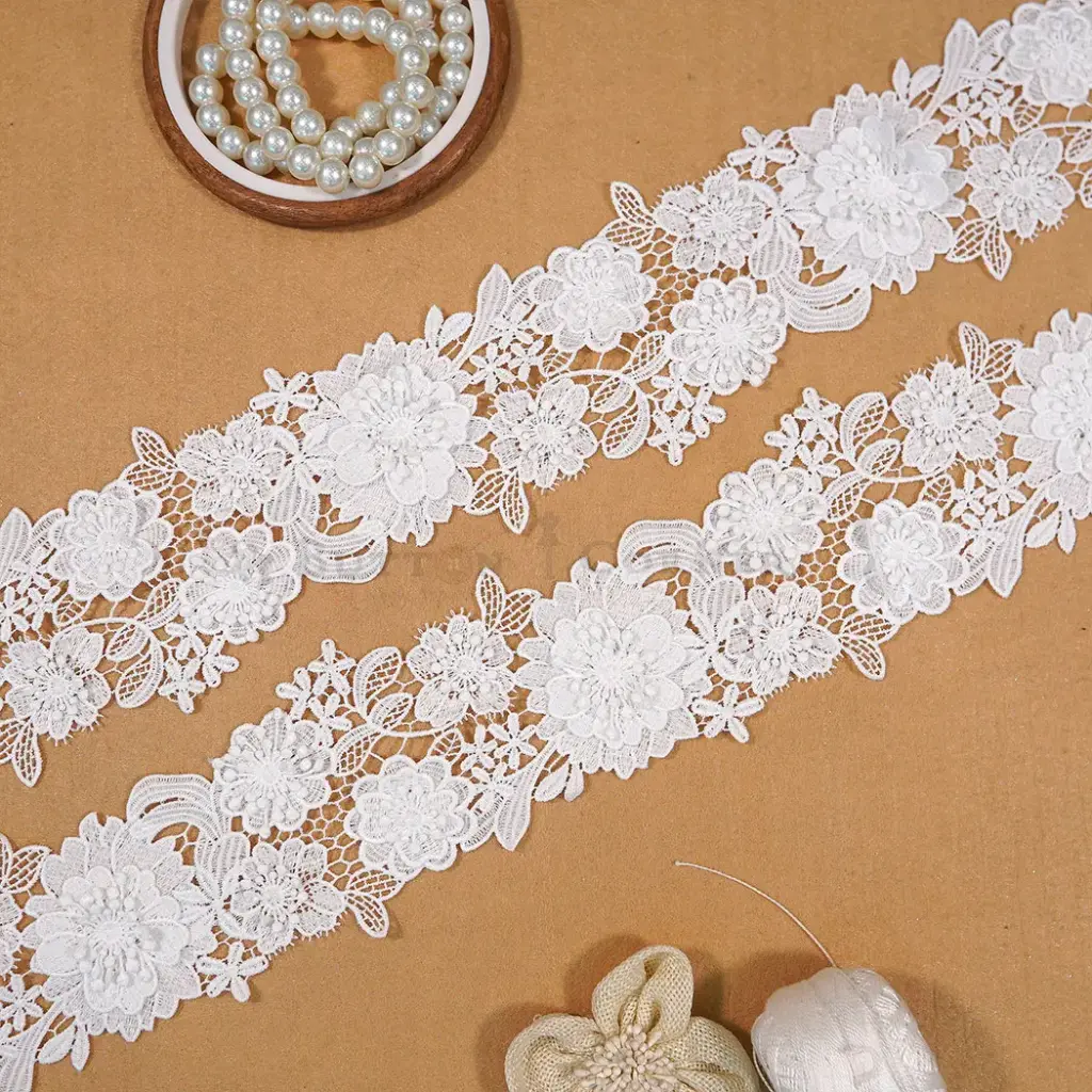 Flower Design Shuttle Lace