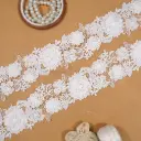 Flower Design Shuttle Lace