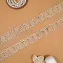 Cord Embroidered Net Lace