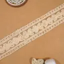 Cord Embroidered Net lace