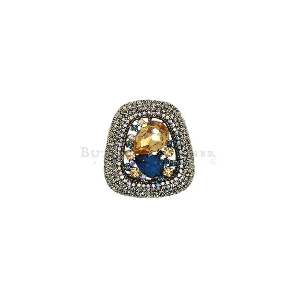 Vintage Style Full Of Crystal Rhinestone Brooch