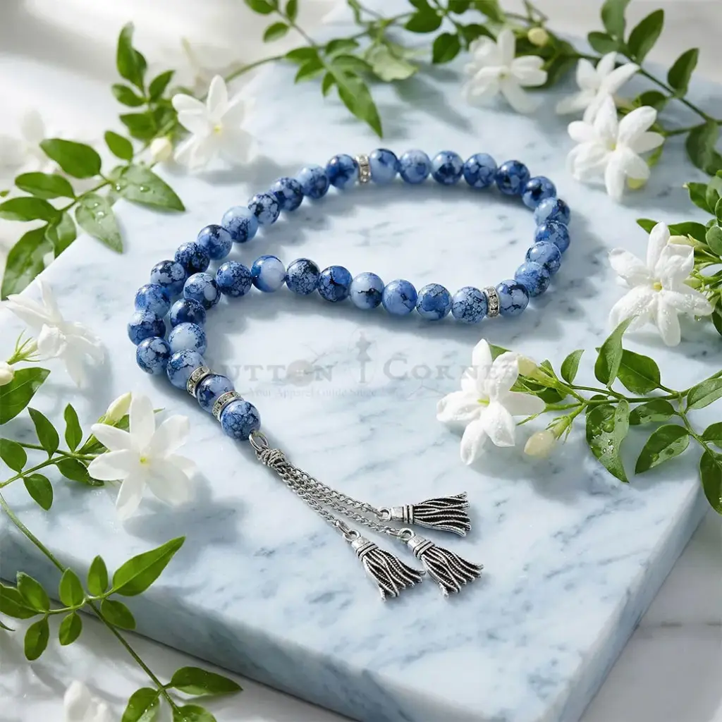 8mm Ocean Marble Beads Islamic Prayer Tasbih