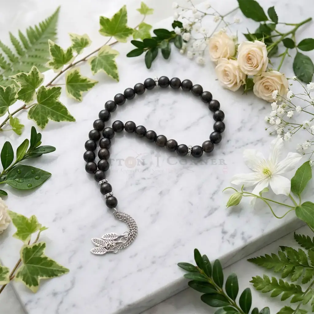 8mm Midnight Mocha Beads Islamic Prayer Tasbih