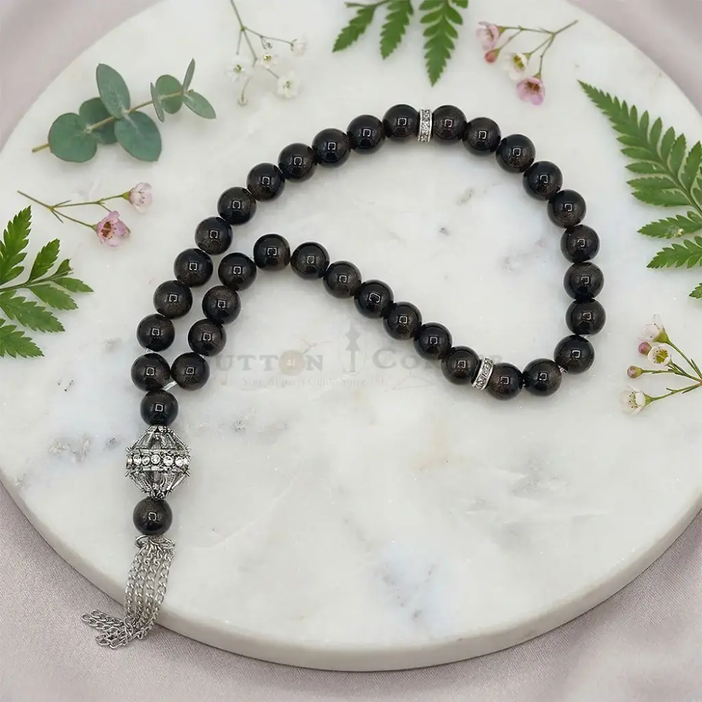 8mm Midnight Mocha Beads Islamic Prayer Tasbih