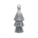 Three-Step Metallic Yarn Tassel