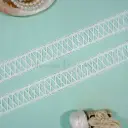 Criss-Cross Design Shuttle Lace