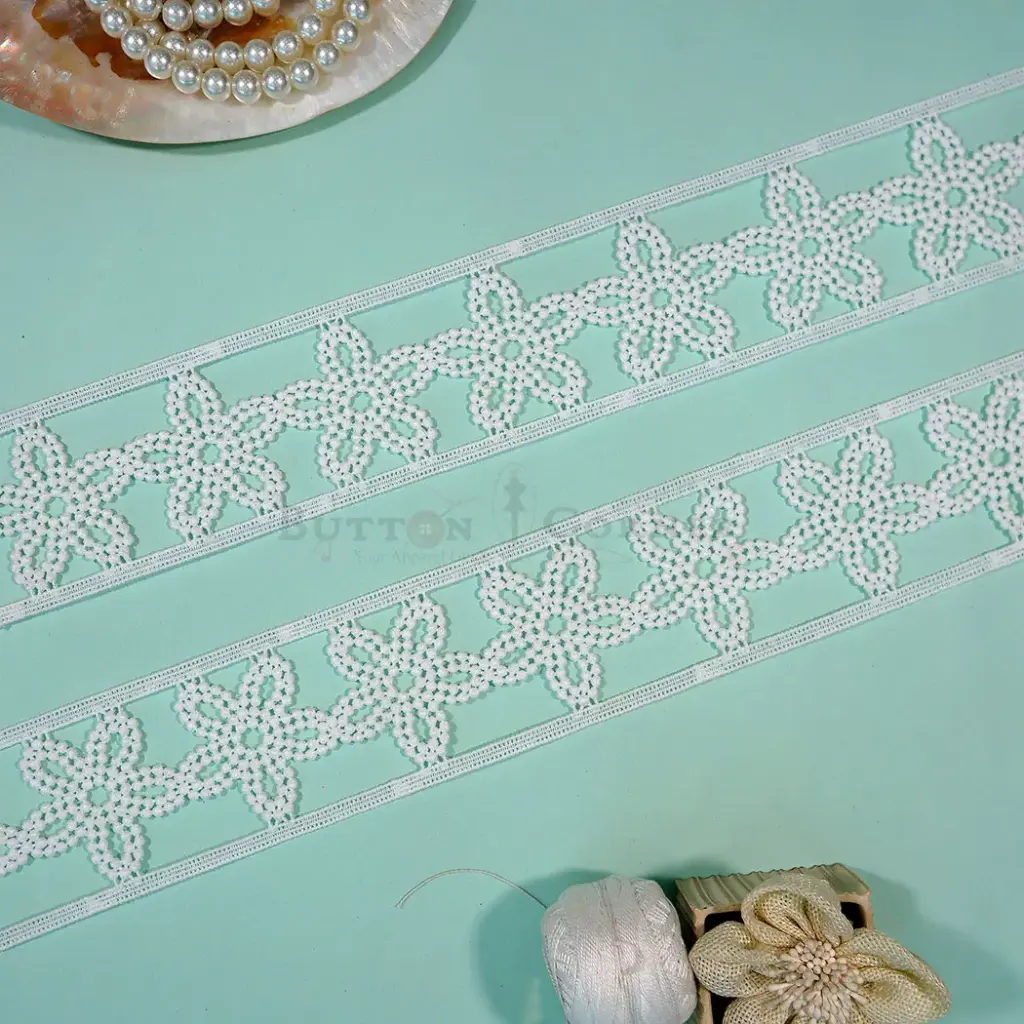 Double Side Border Shuttle Lace
