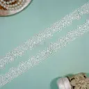 One Side Border Organza Lace