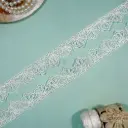 One Side Border Organza Lace