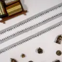 Fancy Metallic Yarn Sequence Lace