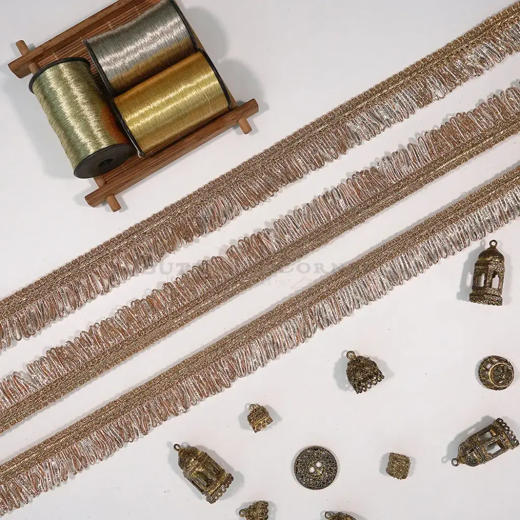 Metallic Yarn, Gota, Hanging Lace