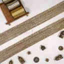 Fancy Metallic Yarn Gota Lace