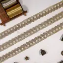 Fancy Metallic Yarn Gota Lace