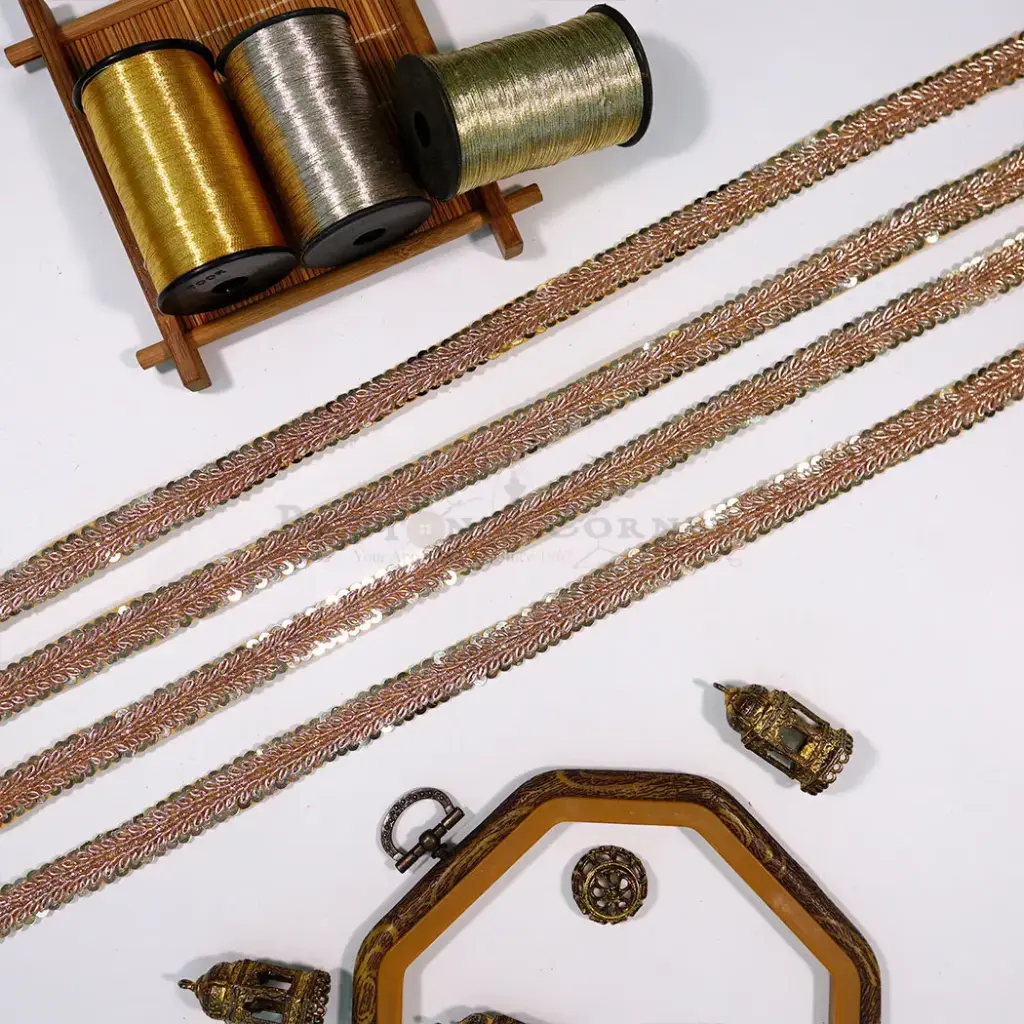 Loop Design, Sequence, Dabka Lace