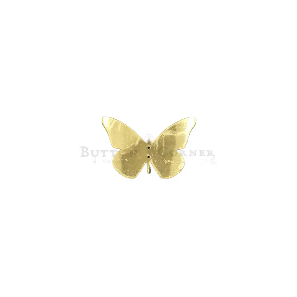 Faux Leather 3D Butterfly