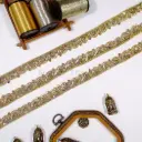 Fancy Kora & Dabka, Pearl, Sequence Lace