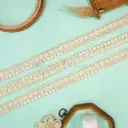 Embroidery Thread, Sequence, Net Lace