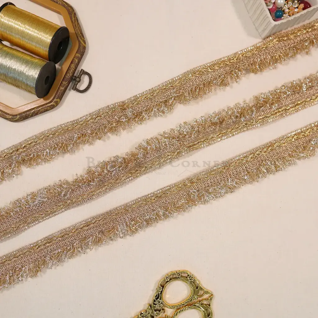 Cotton, Lurex, Hanging Lace