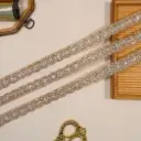 Fancy Metallic Yarn, Sequence Lace