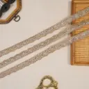 Fancy Metallic Yarn, Sequence Lace