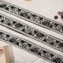 Metallic Yarn, Glass Beads, Sequence, Net Lace