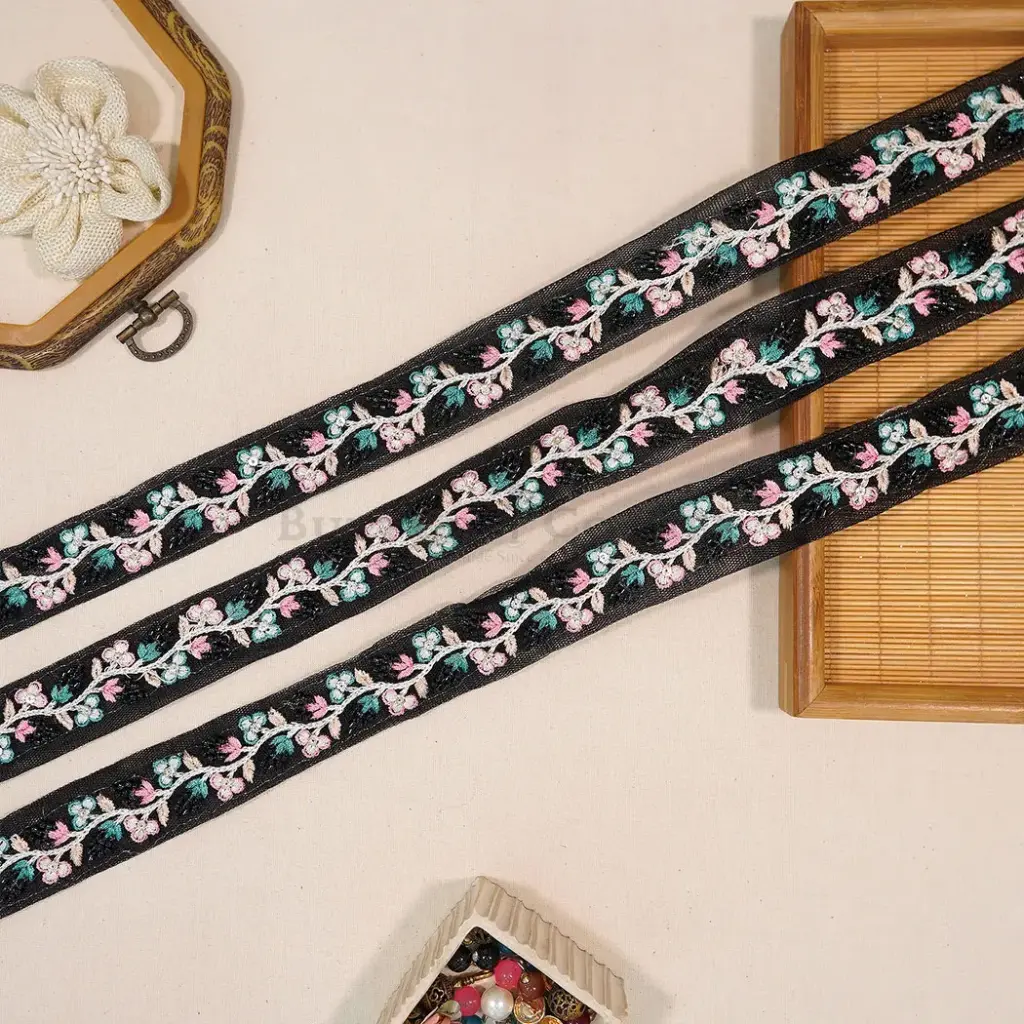 Embroidery Thread, Glass Beads, Sequence, Net Lace