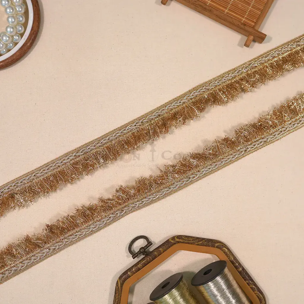 Multi Cotton, Lurex, Hanging Lace