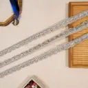 Metallic Yarn, Sequence, Net Lace