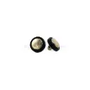 Gold Plated Smooth Surface Metal Button In Two Parts