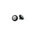 Nontoxic White Mute Plated Smooth Surface Metal Button Two Parts