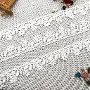 One Side Border Shuttle Lace