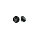 Gun BLack Plated Smooth Surface Metal Button Two Parts