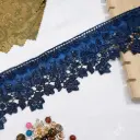 Metallic Yarn, Sequence, Shuttle Organza Lace