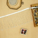 Fancy Glass Beads, Pearl, Hanging Lace