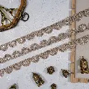 Metallic Yarn, Sequence, Scallop Lace